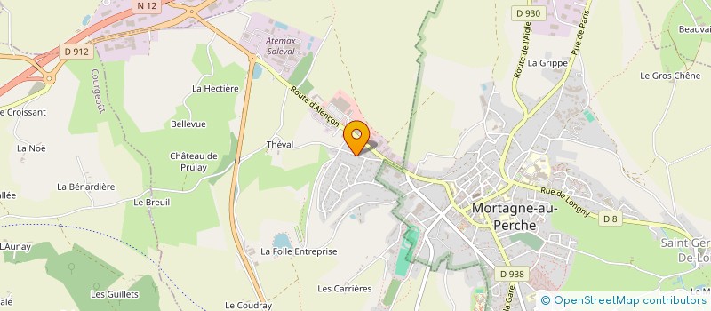 localisation de l'entreprise MONSIEUR DANIEL LEGENDRE à SAINT-LANGIS-LES-MORTAGNE