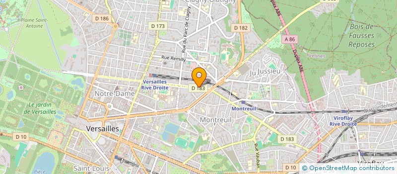 localisation de l'entreprise MONSIEUR DANIEL LEGENDRE à VERSAILLES