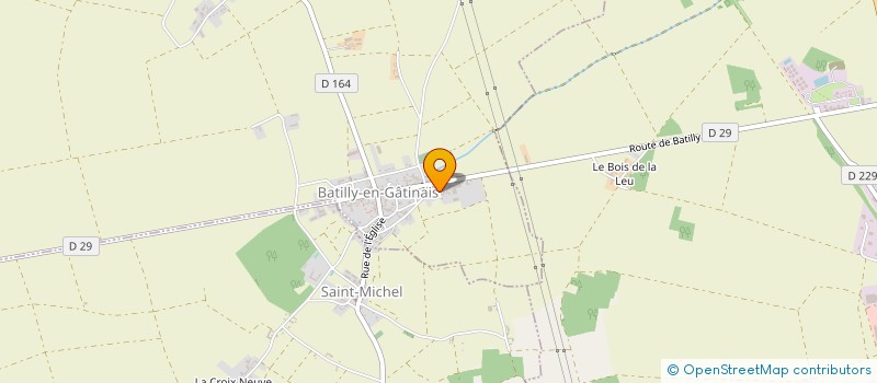 localisation de l'entreprise MONSIEUR DANIEL LEGER à BATILLY-EN-GATINAIS