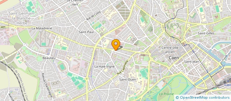 localisation de l'entreprise MONSIEUR DANIEL LEGOUPIL à CAEN