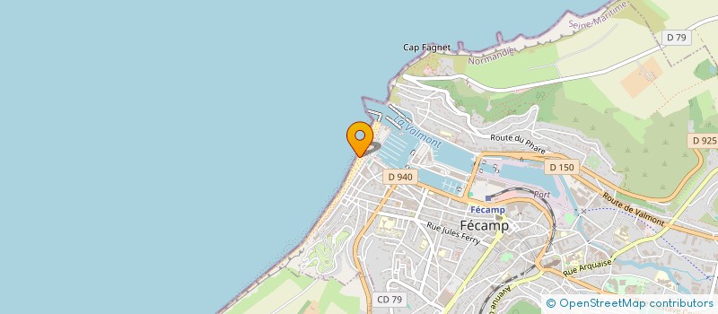 localisation de l'entreprise MONSIEUR DANIEL LEGRAIN  FECAMP