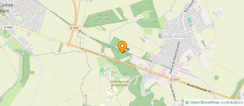 localisation de l'entreprise MONSIEUR DANIEL LEGRAIN  GRISY-SUISNES