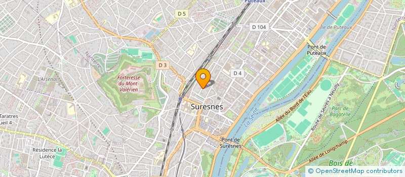 localisation de l'entreprise MONSIEUR DANIEL LEGRAND à SURESNES