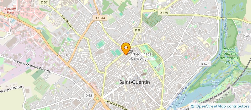 localisation de l'entreprise MONSIEUR DANIEL LEGRAND  SAINT-QUENTIN