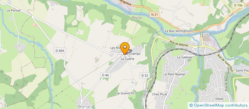 localisation de l'entreprise MONSIEUR DANIEL LEGUY  BEYNAC