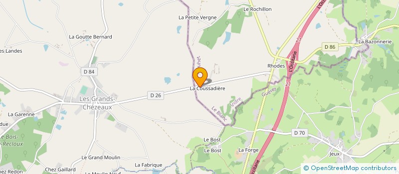 localisation de l'entreprise MONSIEUR DANIEL LEHERPEUR à MOUHET