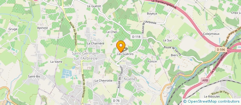 localisation de l'entreprise MONSIEUR DANIEL LEHOUCHU  SAINT-GERMAIN-NUELLES