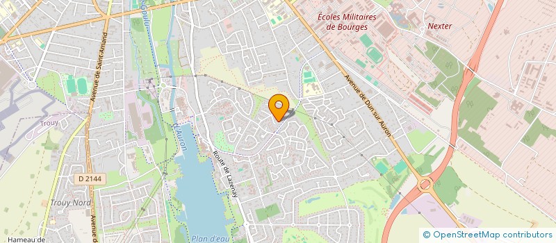 localisation de l'entreprise MONSIEUR DANIEL LEJEUNE  BOURGES