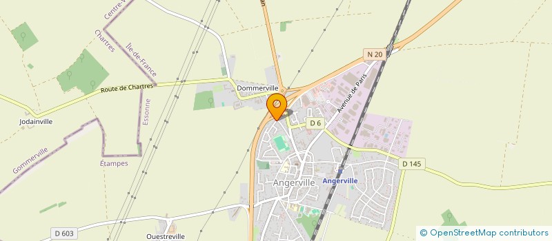 localisation de l'entreprise MONSIEUR DANIEL LELIEVRE à ANGERVILLE