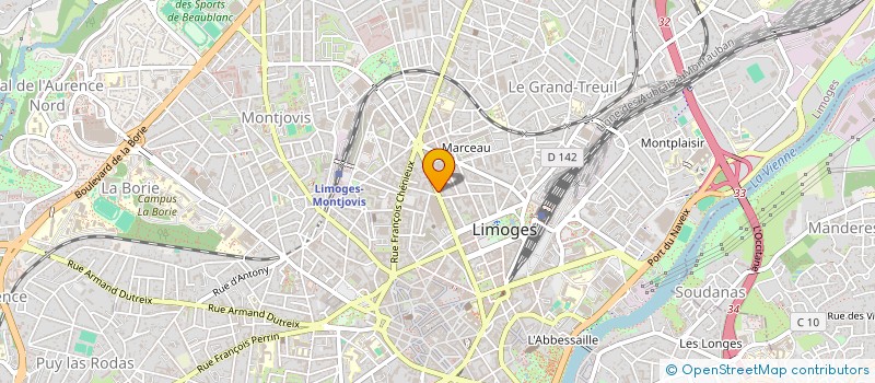 localisation de l'entreprise MONSIEUR DANIEL LELONG à LIMOGES