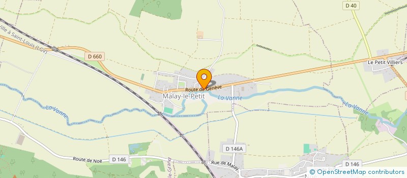 localisation de l'entreprise MONSIEUR DANIEL LELU  MALAY-LE-PETIT