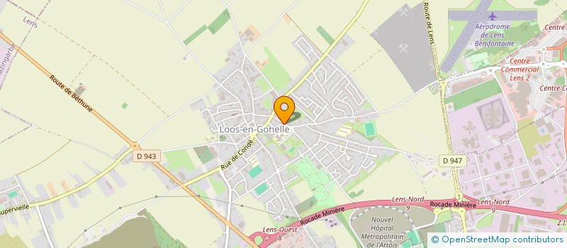 localisation de l'entreprise MONSIEUR DANIEL LEMAIRE  LOOS-EN-GOHELLE