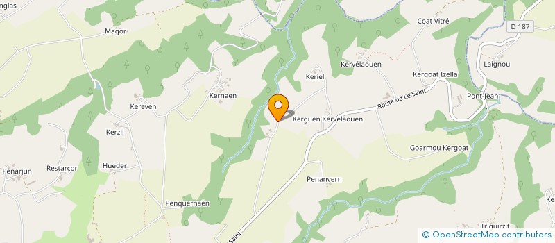 localisation de l'entreprise MONSIEUR DANIEL LEMAY  GUISCRIFF