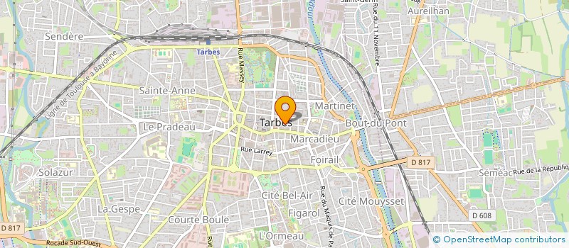 localisation de l'entreprise MONSIEUR DANIEL LEMBEYE à TARBES