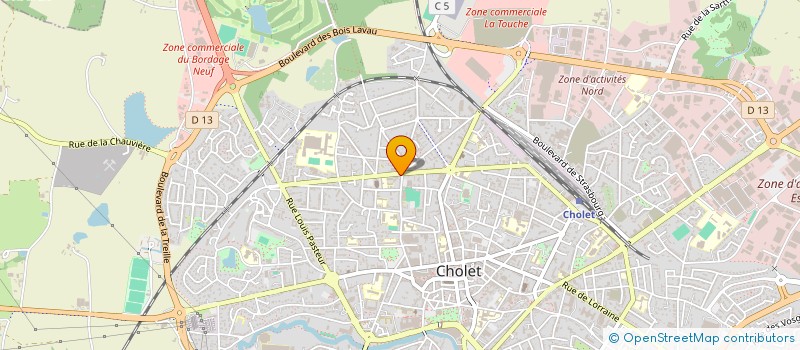 localisation de l'entreprise MONSIEUR DANIEL LEMESLE à CHOLET