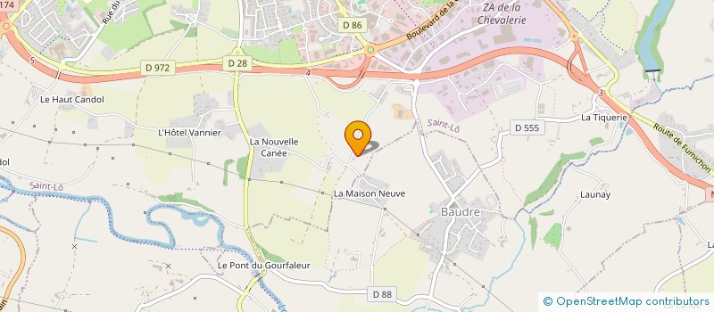 localisation de l'entreprise MONSIEUR DANIEL LEMIERE  SAINT-LO