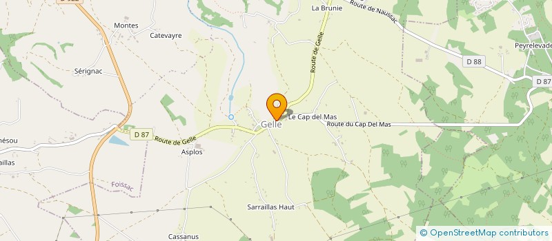 localisation de l'entreprise MONSIEUR DANIEL LEMOINE  CAUSSE-ET-DIEGE