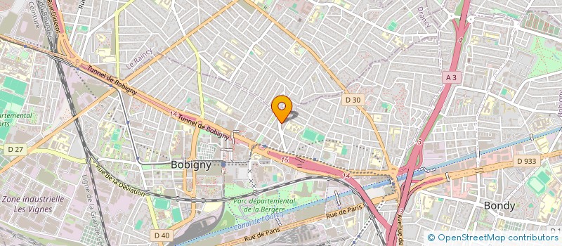 localisation de l'entreprise MONSIEUR DANIEL LEMOINE  BOBIGNY