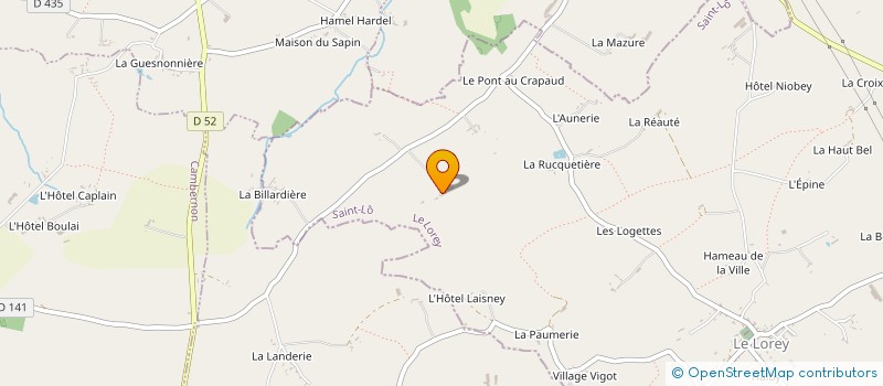 localisation de l'entreprise MONSIEUR DANIEL LEMONCHOIS à LE LOREY