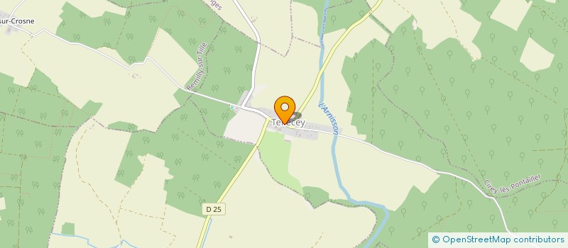 localisation de l'entreprise MONSIEUR DANIEL LENOBLE  TELLECEY