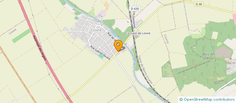 localisation de l'entreprise MONSIEUR DANIEL LEONARD  LOIVRE