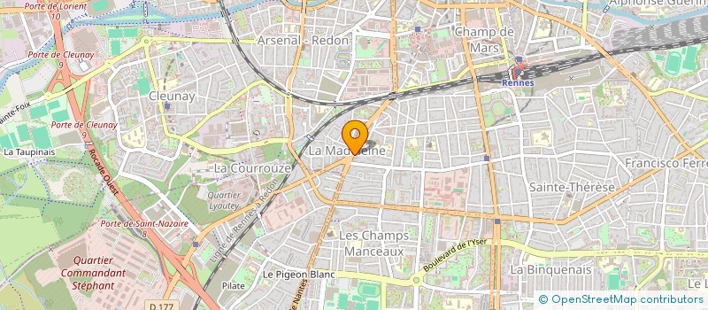 localisation de l'entreprise MONSIEUR DANIEL LEPARQUIER à RENNES
