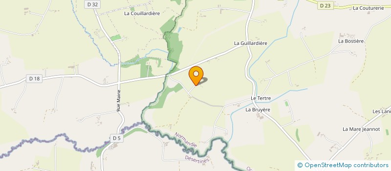 localisation de l'entreprise MONSIEUR DANIEL LEPAUVRE à SAINT-FRAIMBAULT
