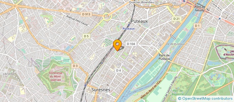 localisation de l'entreprise MONSIEUR DANIEL LEPEU à SURESNES