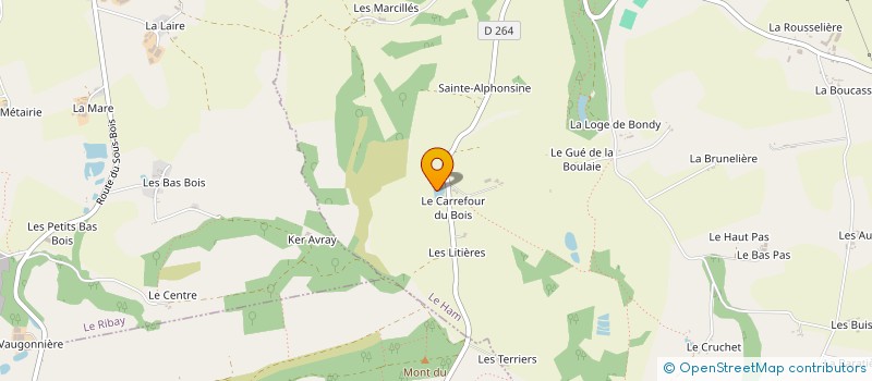 localisation de l'entreprise MONSIEUR DANIEL LEPLARD  LE HAM