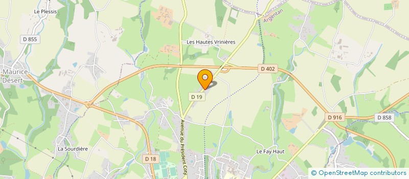 localisation de l'entreprise MONSIEUR DANIEL LEROUX à LA FERTE MACE