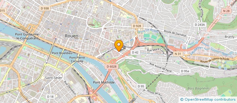 localisation de l'entreprise MONSIEUR DANIEL LESAINT  ROUEN