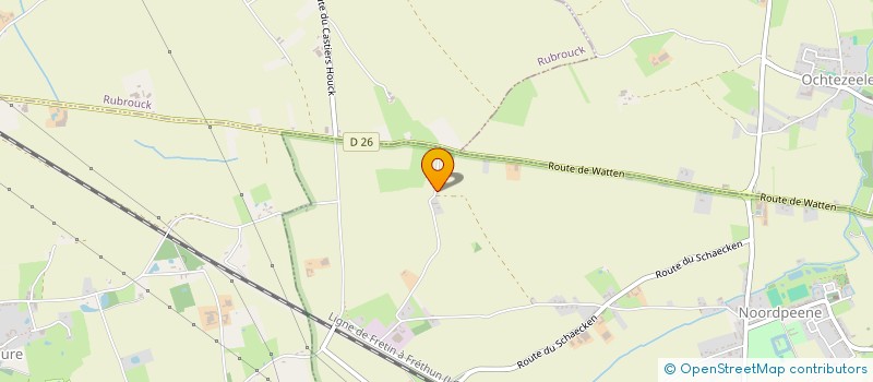 localisation de l'entreprise MONSIEUR DANIEL LESCIEUX  ZUYTPEENE