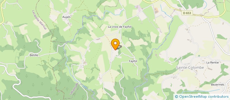 localisation de l'entreprise MONSIEUR DANIEL LESTRADE  LABATHUDE