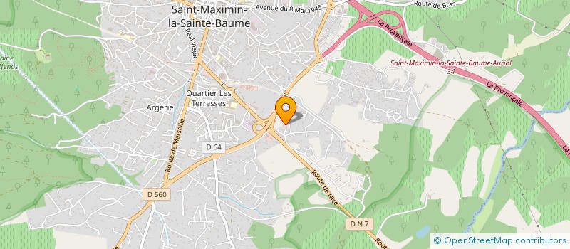 localisation de l'entreprise MONSIEUR DANIEL LESTRADE à SAINT-MAXIMIN-LA-SAINTE-BAUME