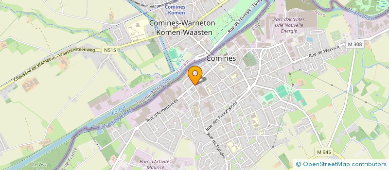 localisation de l'entreprise MONSIEUR DANIEL LESURQUES  COMINES