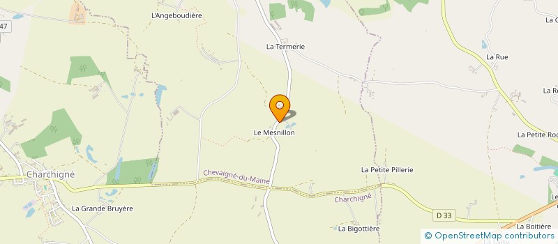 localisation de l'entreprise MONSIEUR DANIEL LEUDIERE  CHEVAIGNE-DU-MAINE