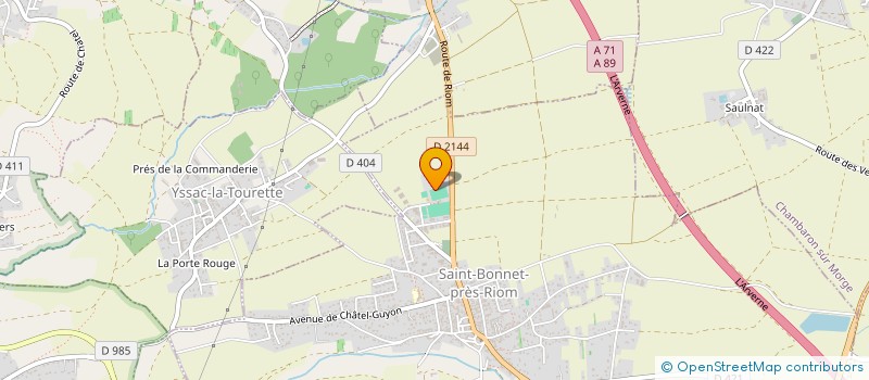 localisation de l'entreprise MONSIEUR DANIEL LEVADOUX  SAINT-BONNET-PRES-RIOM