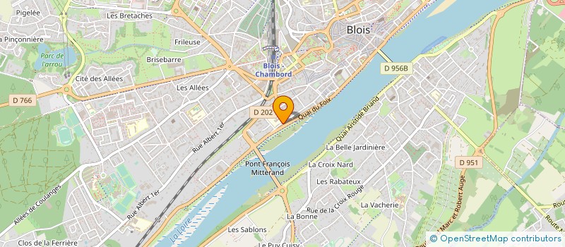 localisation de l'entreprise MONSIEUR DANIEL LEVALLOIS  BLOIS