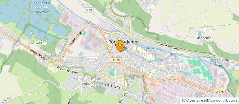 localisation de l'entreprise MONSIEUR DANIEL LEVARLET  PONT-AUDEMER