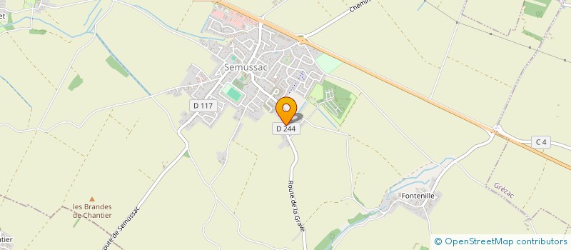 localisation de l'entreprise MONSIEUR DANIEL LEVER  SEMUSSAC