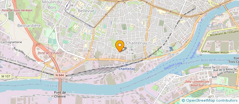 localisation de l'entreprise MONSIEUR DANIEL LEVESQUE à NANTES