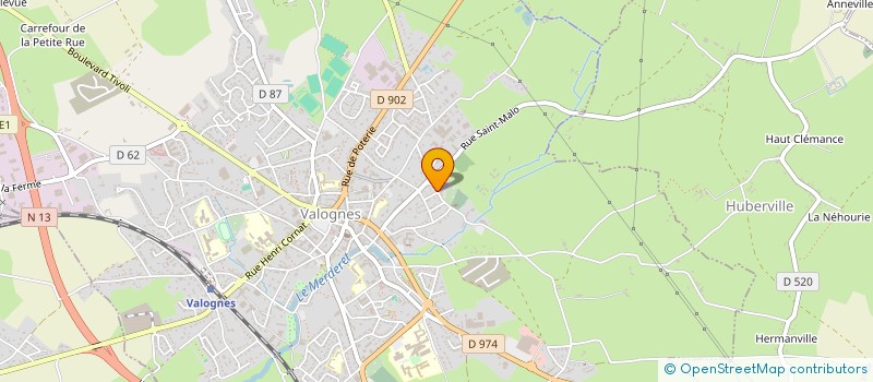 localisation de l'entreprise MONSIEUR DANIEL LEVEZIEL  SAUSSEMESNIL