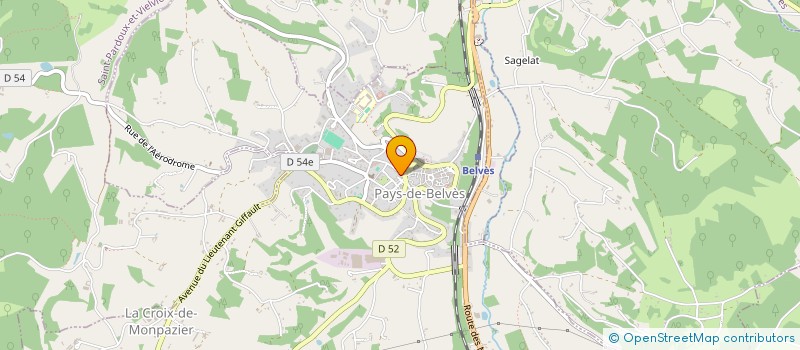 localisation de l'entreprise MONSIEUR DANIEL LEWIS  PAYS DE BELVES