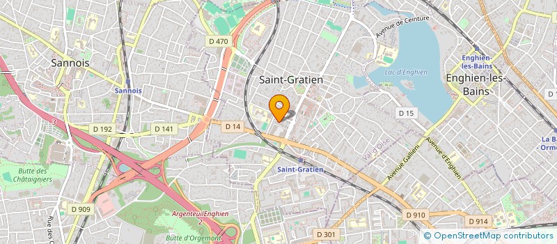 localisation de l'entreprise MONSIEUR DANIEL LHERBET  SAINT-GRATIEN