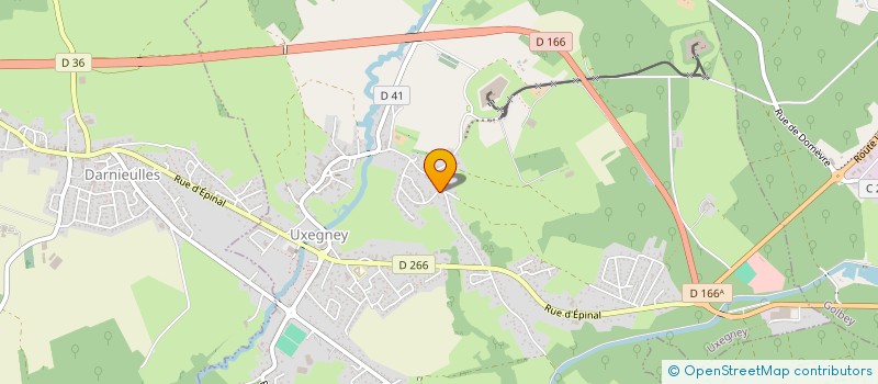 localisation de l'entreprise MONSIEUR DANIEL LHUILLIER  UXEGNEY