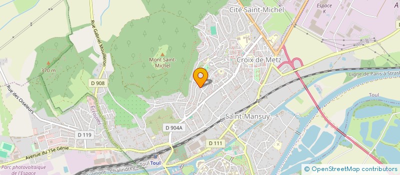 localisation de l'entreprise MONSIEUR DANIEL LIBER  TOUL