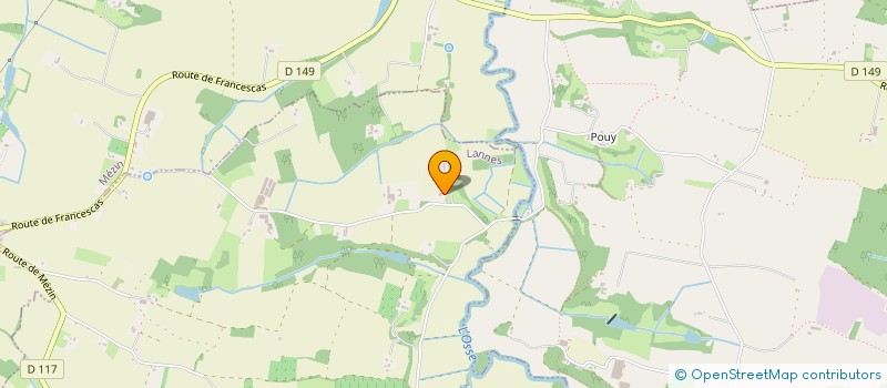 localisation de l'entreprise MONSIEUR DANIEL LIGNEAU  LANNES