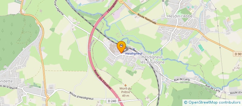 localisation de l'entreprise MONSIEUR DANIEL LIGNIER  SAINT-ETIENNE-AU-MONT