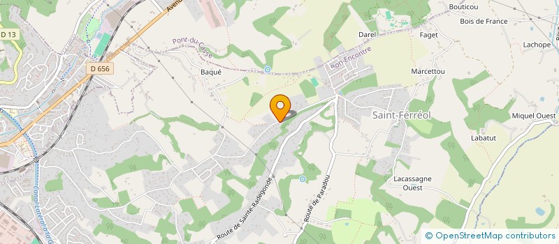 localisation de l'entreprise MONSIEUR DANIEL LIRA SALES  BON-ENCONTRE