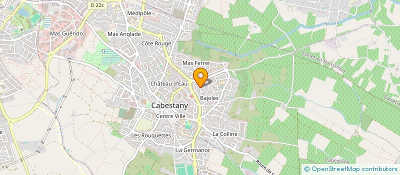 localisation de l'entreprise MONSIEUR DANIEL LLATY  CABESTANY